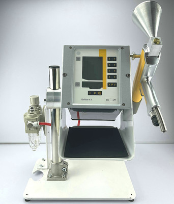 Gema Technology Elektrostatisch poedercoatingsysteem met LCD-scherm