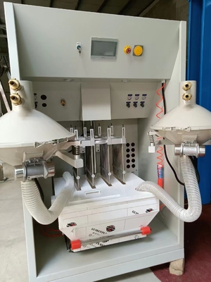 PLC van de de Deklaaglijn van het controle Elektrostatisch Poeder van het de terugwinningspoeder Automatisch de Leveringscentrum