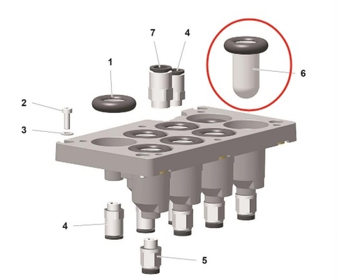 1019470 Poedercoating Spare parts for powder pump Optified Pp07