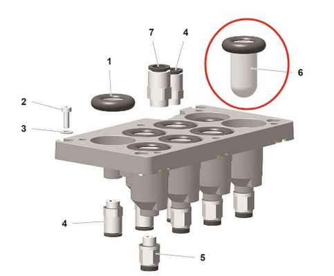 1019470 Poedercoating Reserveonderdelen Voor Poederpomp Pp07