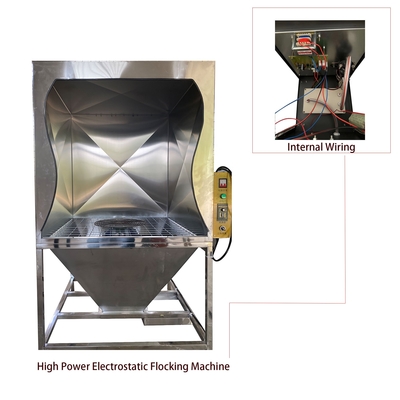 Elektrostatische flockmachine met hoog vermogen voor elektrostatische poedercoatingapparatuur