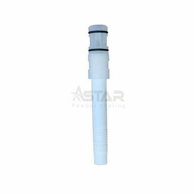 GEMA IG07 Wit met zwarte O-ring PTFE Venturi poedercoating