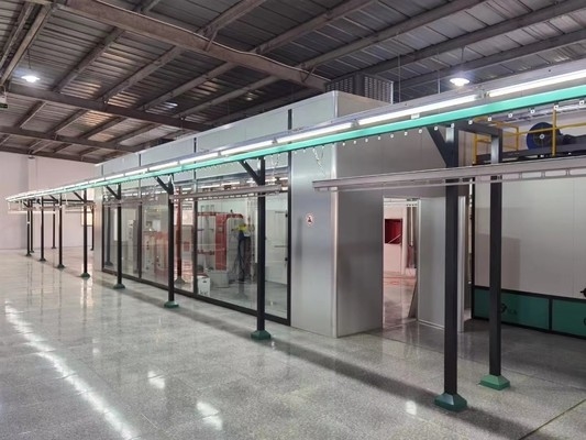 40m/Hour de automatische Lijn van de Poederdeklaag voor Houten Mdf van het Plaat Houten Meubilair