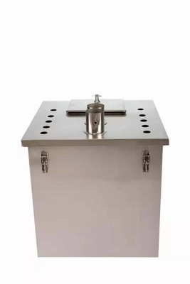 550x550mm Hoogdikte vierkant poedercoating hopper