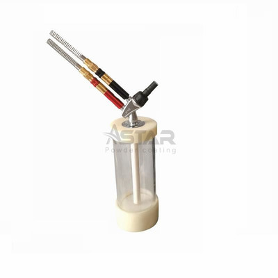 Kleine middelgrote draagbare plastic poederbekleding
