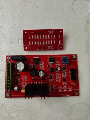Single Adjust Led Display 12v Circuit Board PCB voor elektrostatisch sproeien