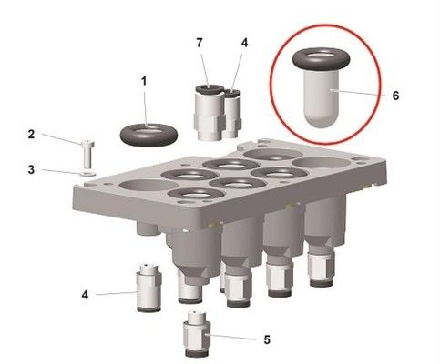 1019470 Poedercoating Spare parts voor poederpomp Pp07