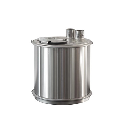 Alle soorten poedercoating ronde fluidiserende hopper roestvrij