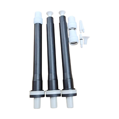 Rechte 250mm Complete Flat Jet Nozzle Electron E Gun Nozzle Extension Kit