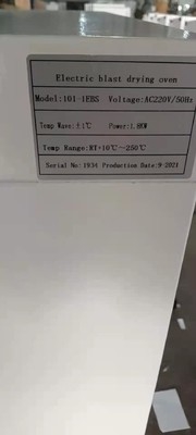 1.8KW elektrische blastdrogen oven industriële constante temperatuur