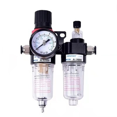 8 mm AFC2000 Olie-waterseparator Gasbronprocessor Duplex luchtfilter