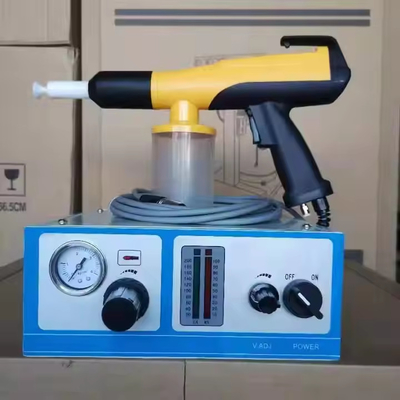 Laboratoriummachines voor het sproeien van poeder Metalen oppervlakkesplasteringsapparatuur Elektrostatisch poedersproeipistool