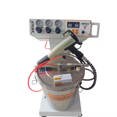 12V Elektrostatische Poedercoatingmachine Voor Velgen Stalen Substraat