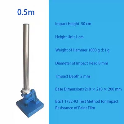 Verffolie-inslagmeter / druppelhamerinslagmeter - verfinslagmeter voor metalen coatings (Gb/T 1732)