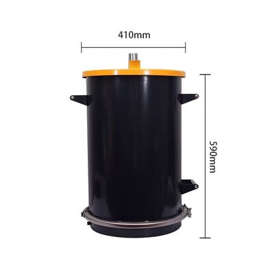 Roestvrijstalen fluidiseerbare poedercoatingtrechter voor poedercoatingmachine