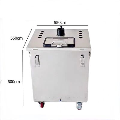 Roestvrijstalen fluidiseerbare poedercoatingtrechter voor poedercoatingmachine