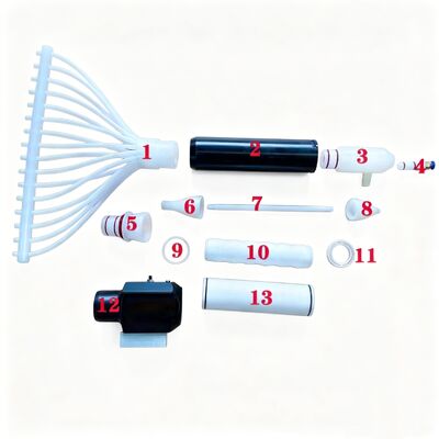 Automatisch tribo pistool met een hoog poederpercentage voor poedercoating