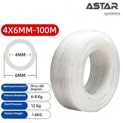 Upe corrosiebestendige verfpijp 6 * 4 mm 8 * 5 mm 8 * 6 mm