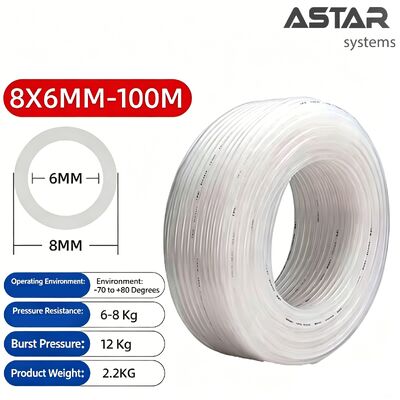 Upe corrosiebestendige verfpijp 6 * 4 mm 8 * 5 mm 8 * 6 mm