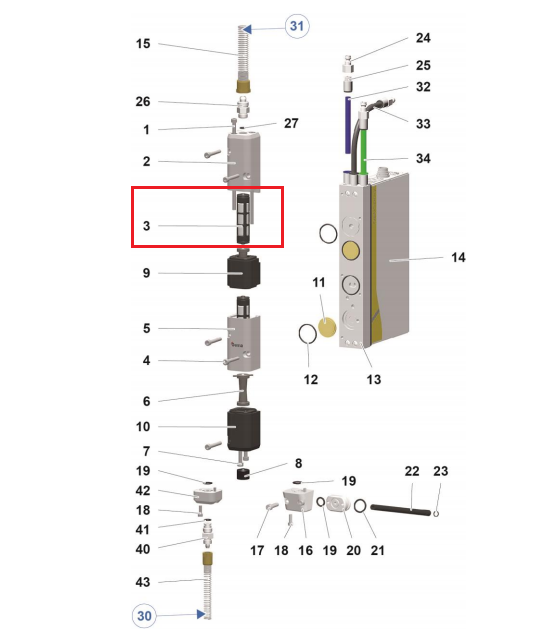 AP01.1 Twin Application Pump Fittings Met 1014 060# Filterelement OEM Aanpasbaar 0