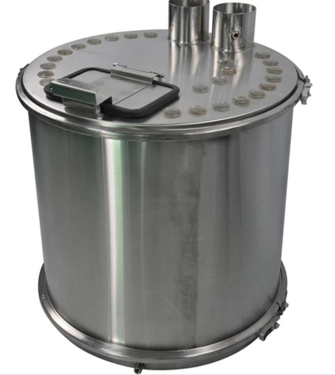 PH150D-24-D roestvrij staal ronde hopper gerecycled poedercoating OEM aanpasbaar 0